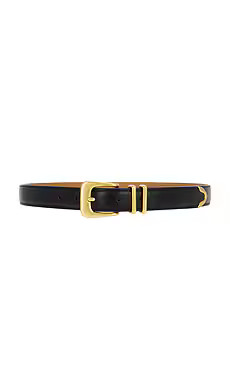 Lovers and Friends Western Denim Belt in Black & Gold from Revolve.com | Revolve Clothing (Global)
