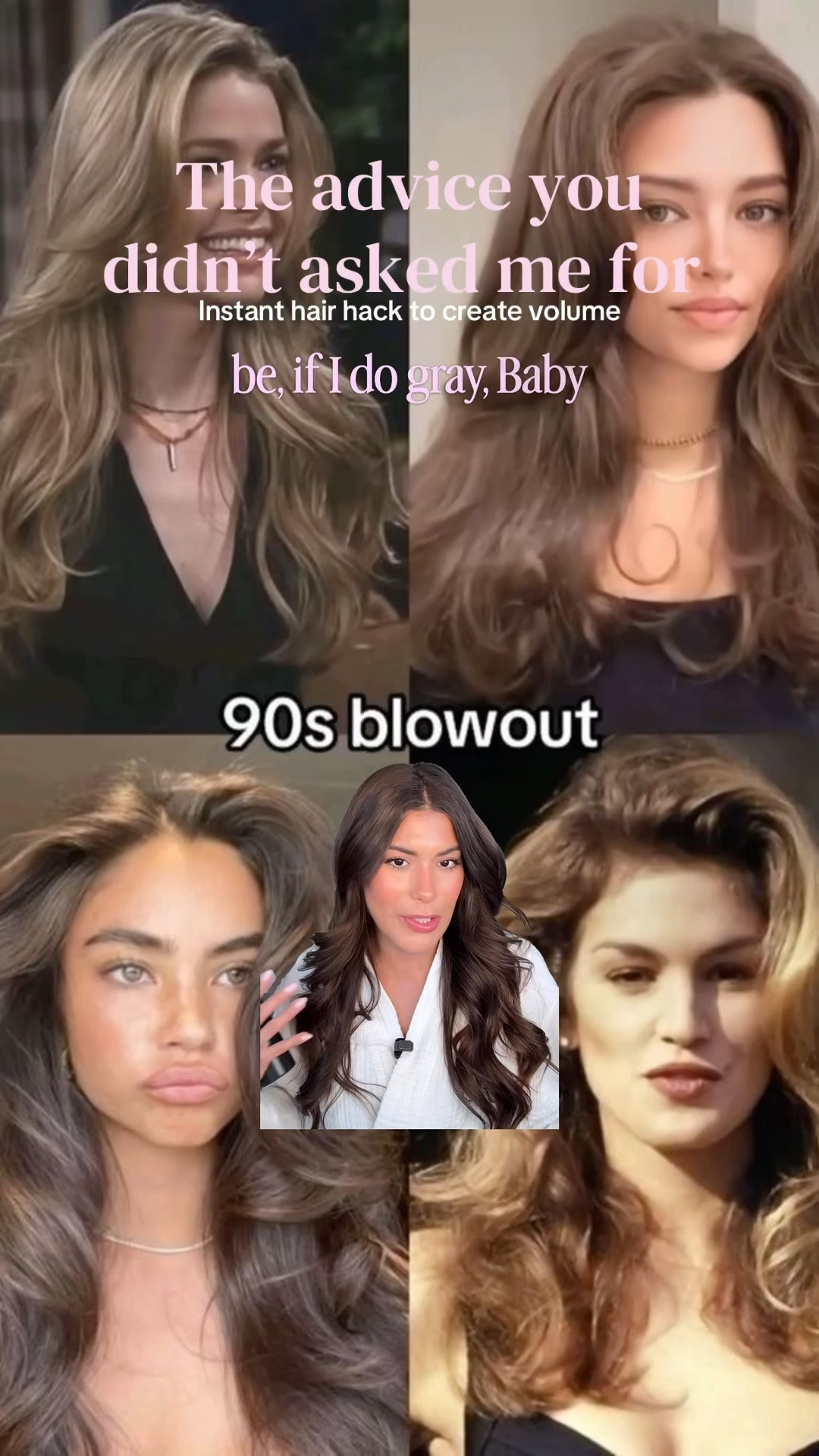 date night outfits The 90s blowout hair will always be a classic 💁‍♀️✨

Big volume, soft layers, and that effortless movement that makes your hair look full and healthy. I start with a blow-dry, add a little texturizer spray for volume, and finish with hairspray to keep everything lifted and bouncy.

It’s the perfect date night hairstyle or glam everyday look — timeless, feminine, and so flattering.

Would you try the 90s hair trend? 🤍
90s hair look, 90s blowout hair, blow dry hairstyle, volume blowout hair, date night hair style
texturizer hair spray, hairspray for volume, bouncy blowout hair, retro hair trend, soft glam hairstyle, everyday glam hair, TikTok hair trends, Pinterest hair inspo, layered blowout hair, hair styling routine


#LTKselfcare #LTKgrwm #LTKBeauty
