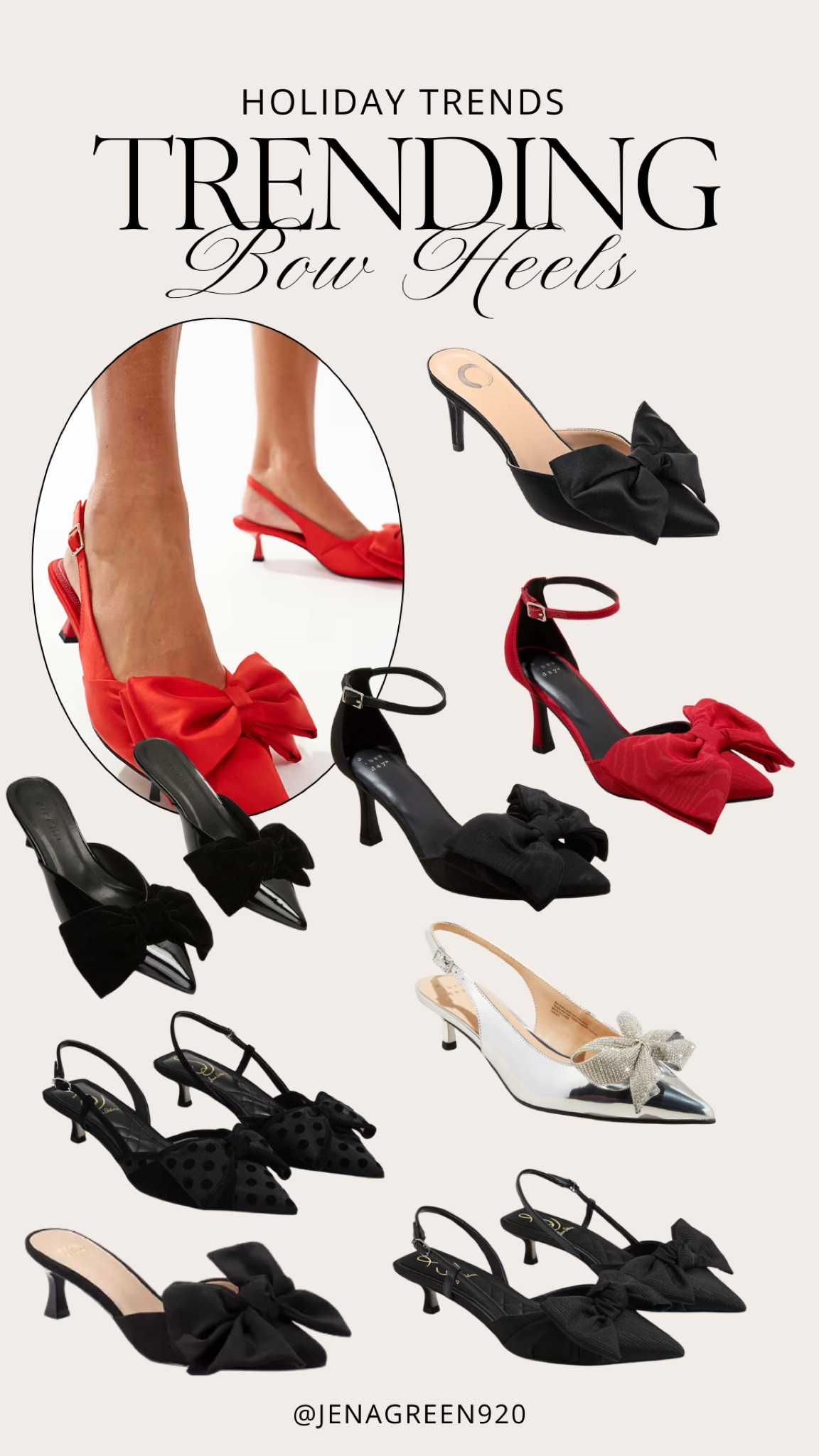 Bow Heels | Holiday Heels | Holiday Outfits | Holiday Style  

#LTKHoliday #LTKShoeCrush #LTKFindsUnder100