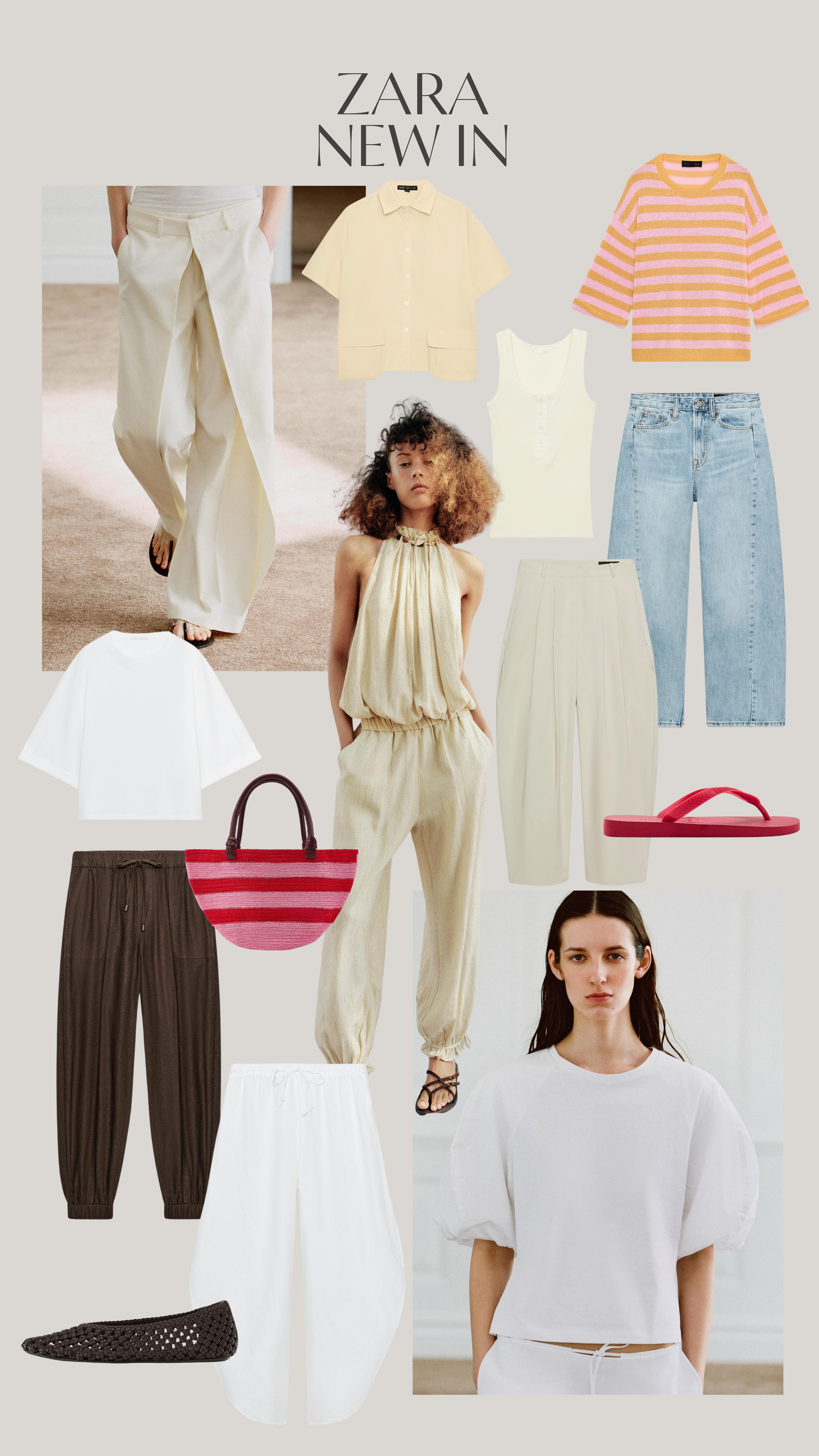 Zara summer new in favourites ⭐️

summer outfit, spring outfit, new in, stripe top, barrel jeans, barrel trousers, tailored trousers, cuffed trousers, balloon trousers, linen trousers, holiday outfit, city break 

 #LTKuk #LTKspring #LTKsummer