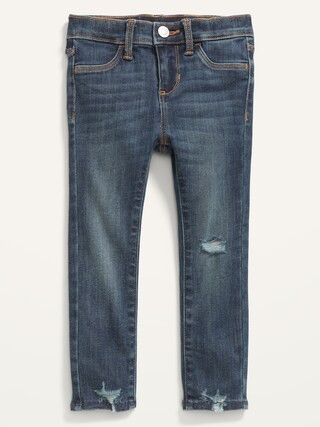 Unisex Ballerina 360&#176 Stretch Ripped Dark-Wash Jeggings for Toddler | Old Navy (US)