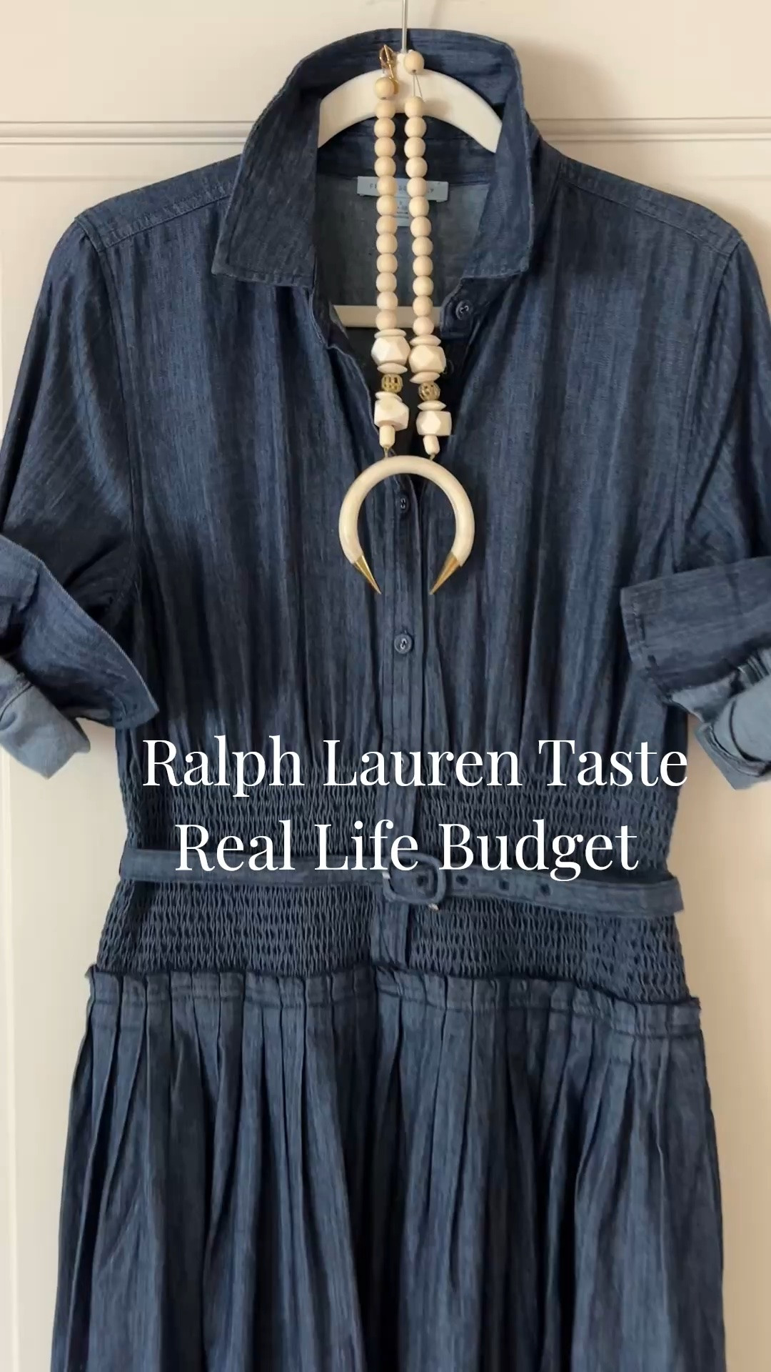 Walmart Find! Under $40 denim dress 💙