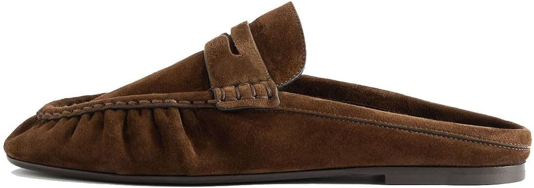 Axellion Women's Loafer Mules Ruched Penny Loafers Slip on Mule Shoes Comfortable Casual Loafer Slides | Amazon (US)