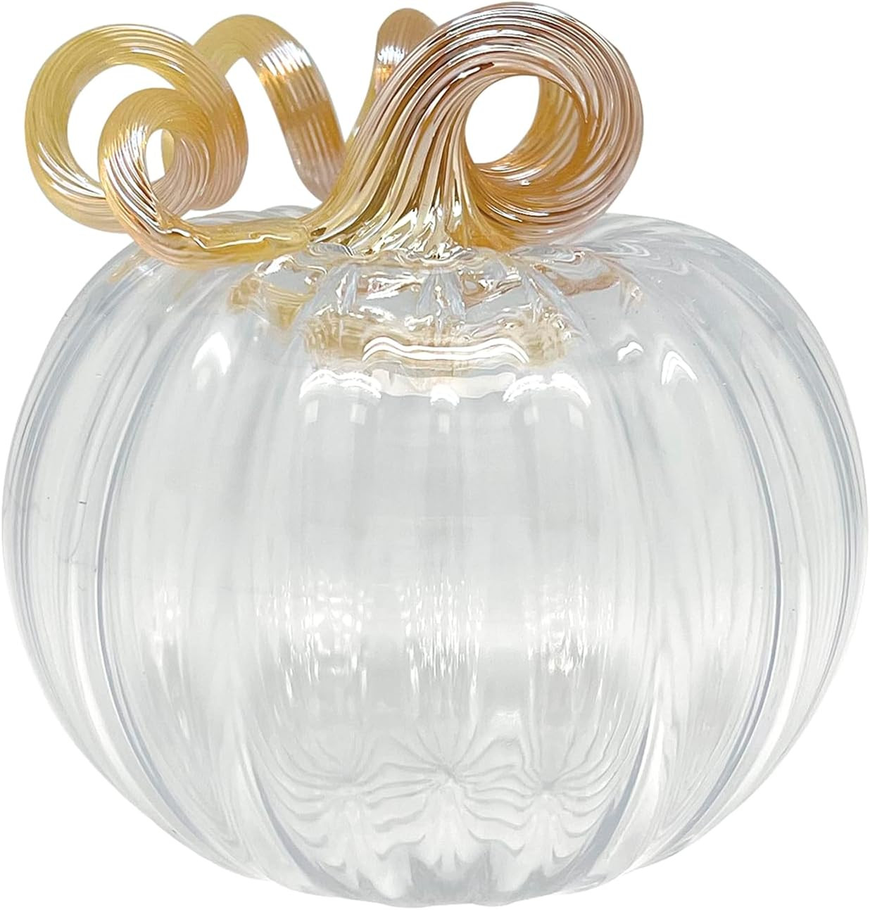 Mariposa Clear Glass Small Pumpkin | Amazon (US)