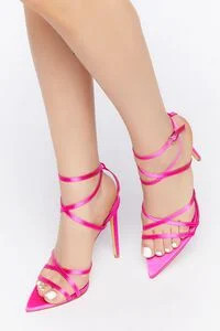 Strappy Pointed Stiletto Heels | Forever 21 (US)