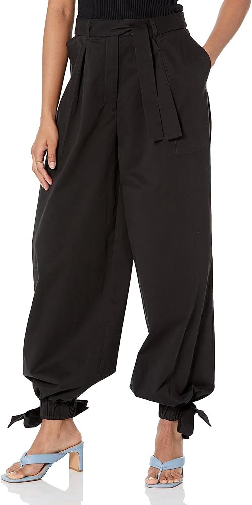 The Drop Women's Black Pant with Cuff Ties by @jalisaevaughn | Amazon (US)