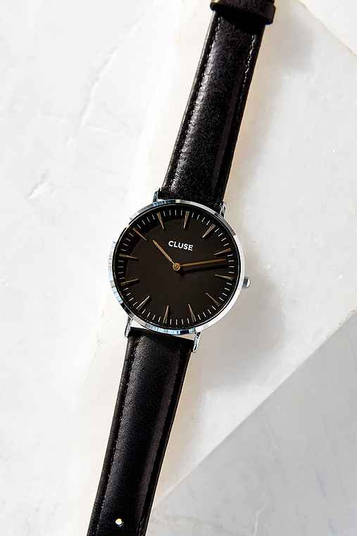 CLUSE La Boheme Silver Black/Black Watch,BLACK,ONE SIZE | Urban Outfitters US