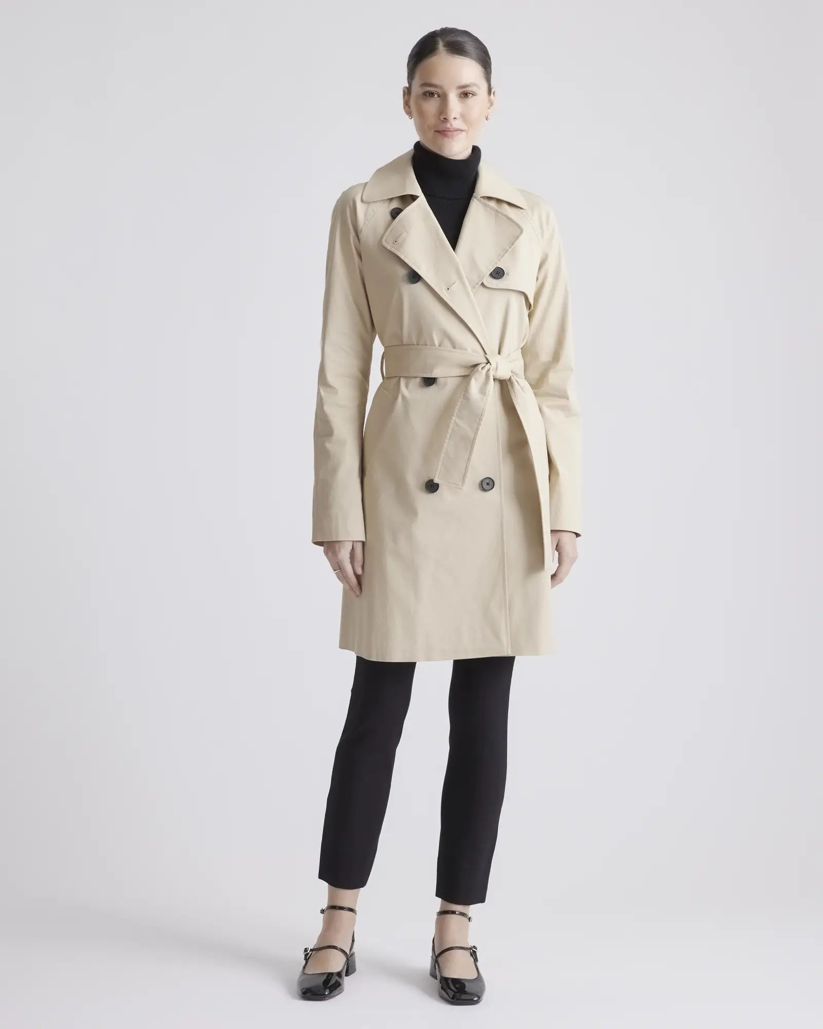 Comfort Stretch Trench Coat | Quince