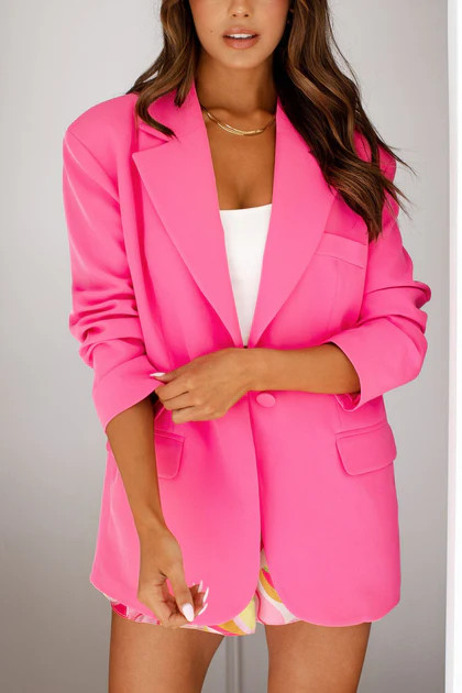 Hype Fuchsia Blazer | Shop Priceless