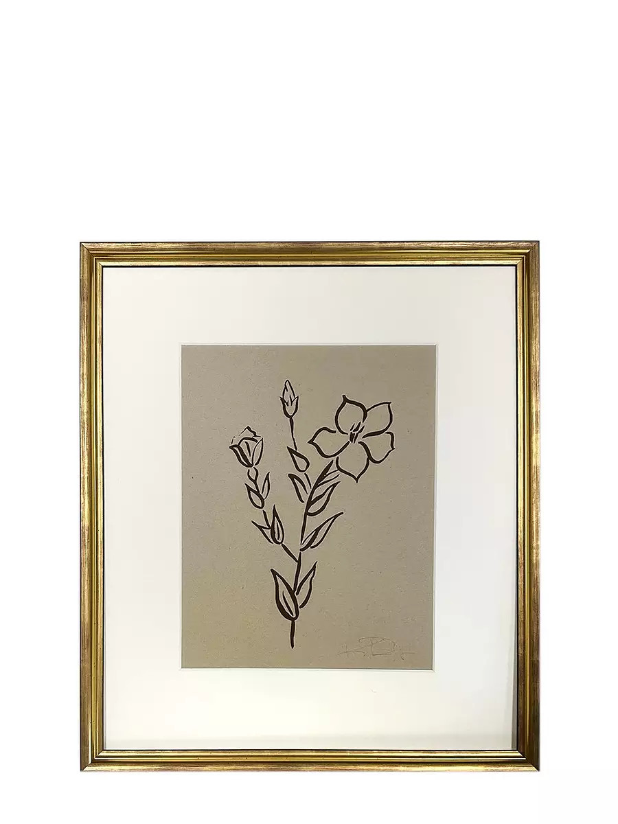 "Botanicals in Sepia No. 1" by Kayce Hughes | Serena and Lily