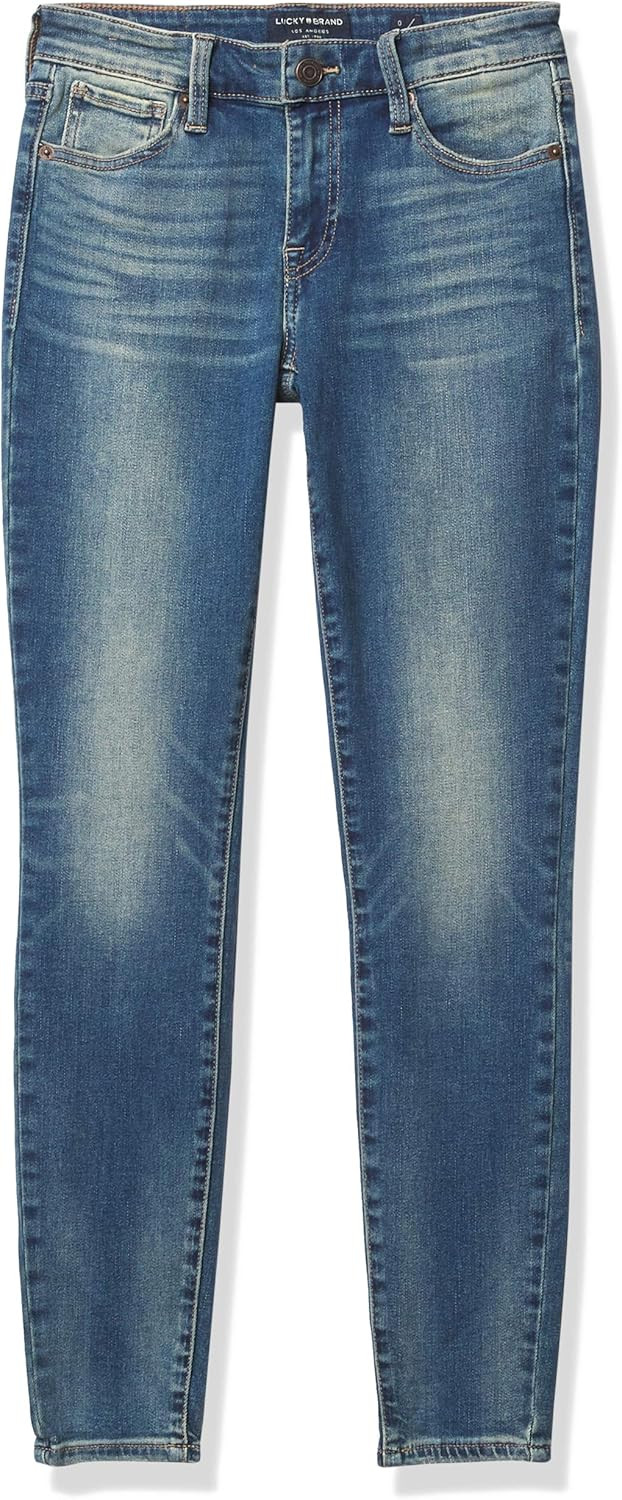 Lucky Brand Women's Mid Rise Ava Skinny Jean, Waterloo, 29 at Amazon Women's Jeans store | Amazon (US)