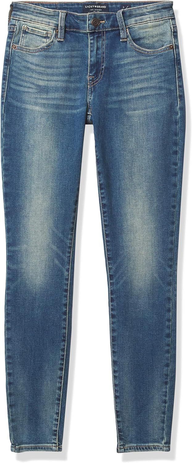 Lucky Brand Women's Mid Rise Ava Skinny Jean, Waterloo, 29 at Amazon Women's Jeans store | Amazon (US)