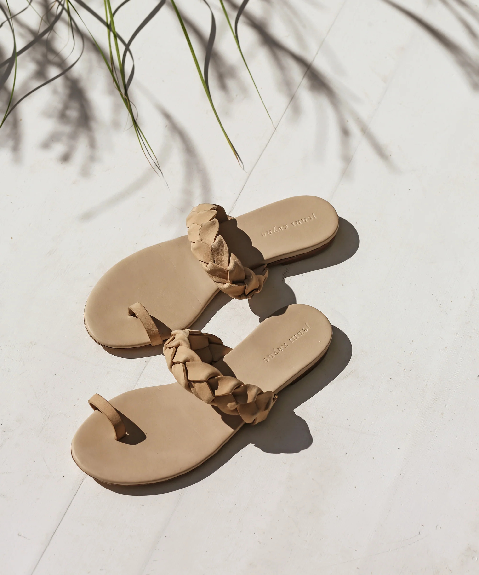 Leather Braided Strap Sandal | Jenni Kayne