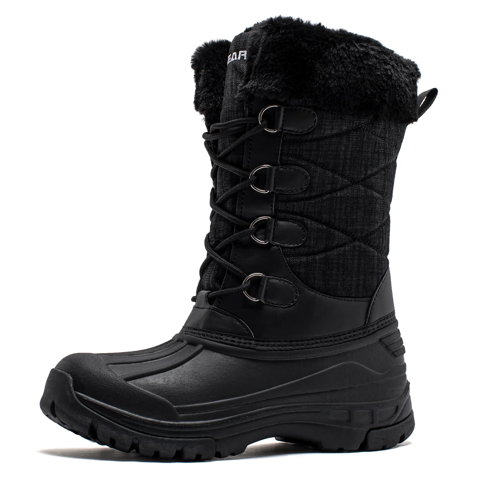HOBIBEAR Women's Snow Boot Anti-Slip Waterproof & Lace Up Winter Boots for Women | Walmart (US)