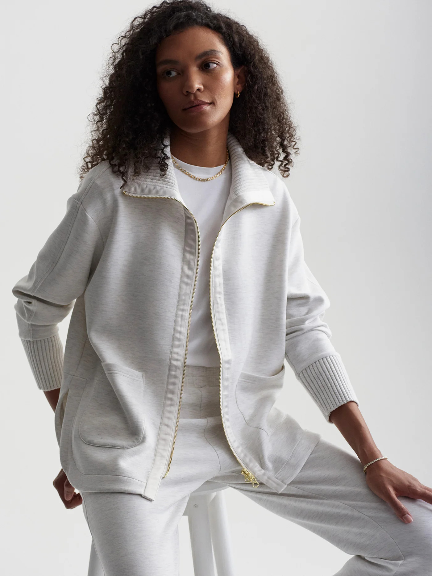 Niamh Zip-Through Sweat | Varley US
