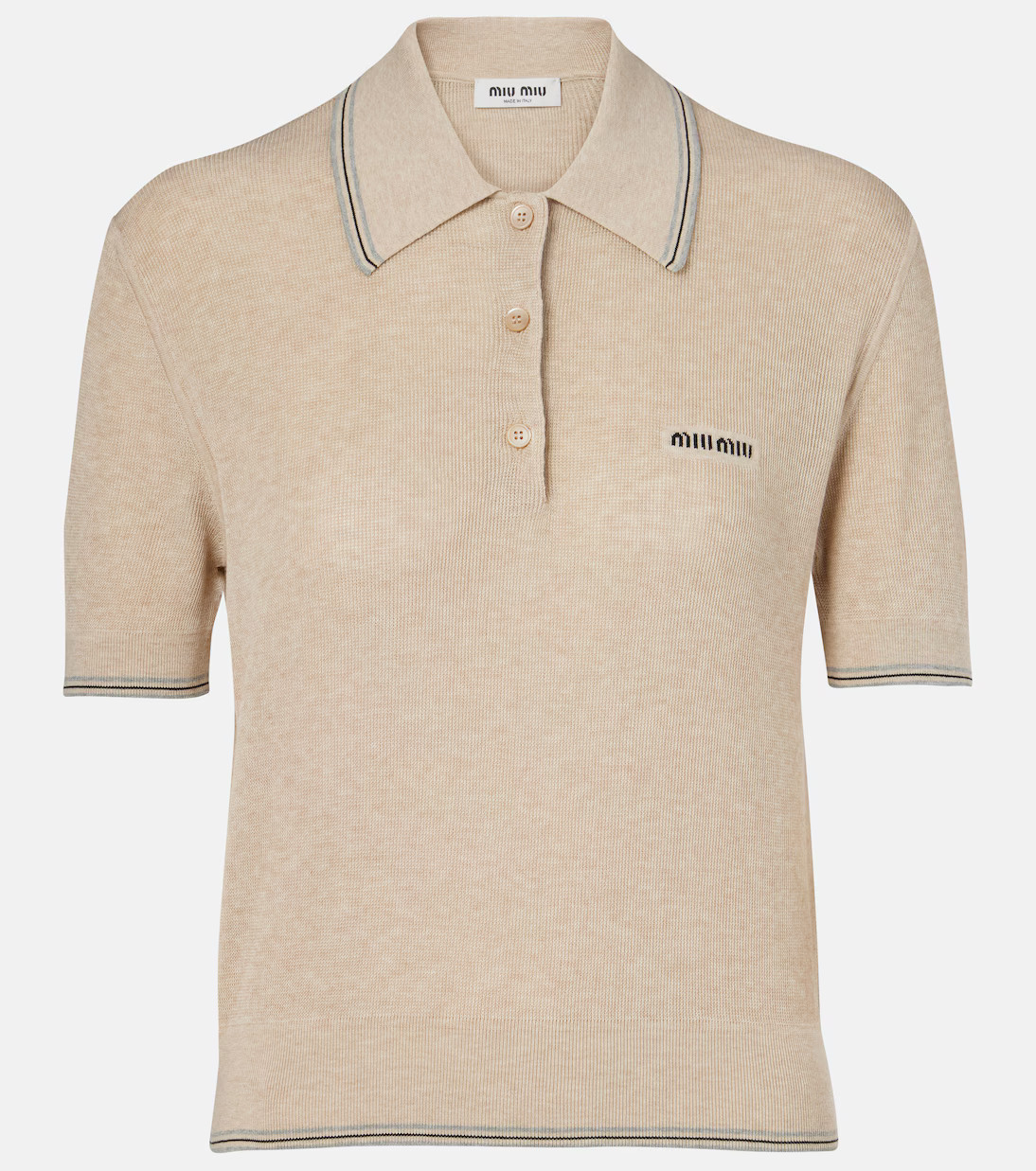 Cotton-blend polo sweater | Mytheresa (INTL)