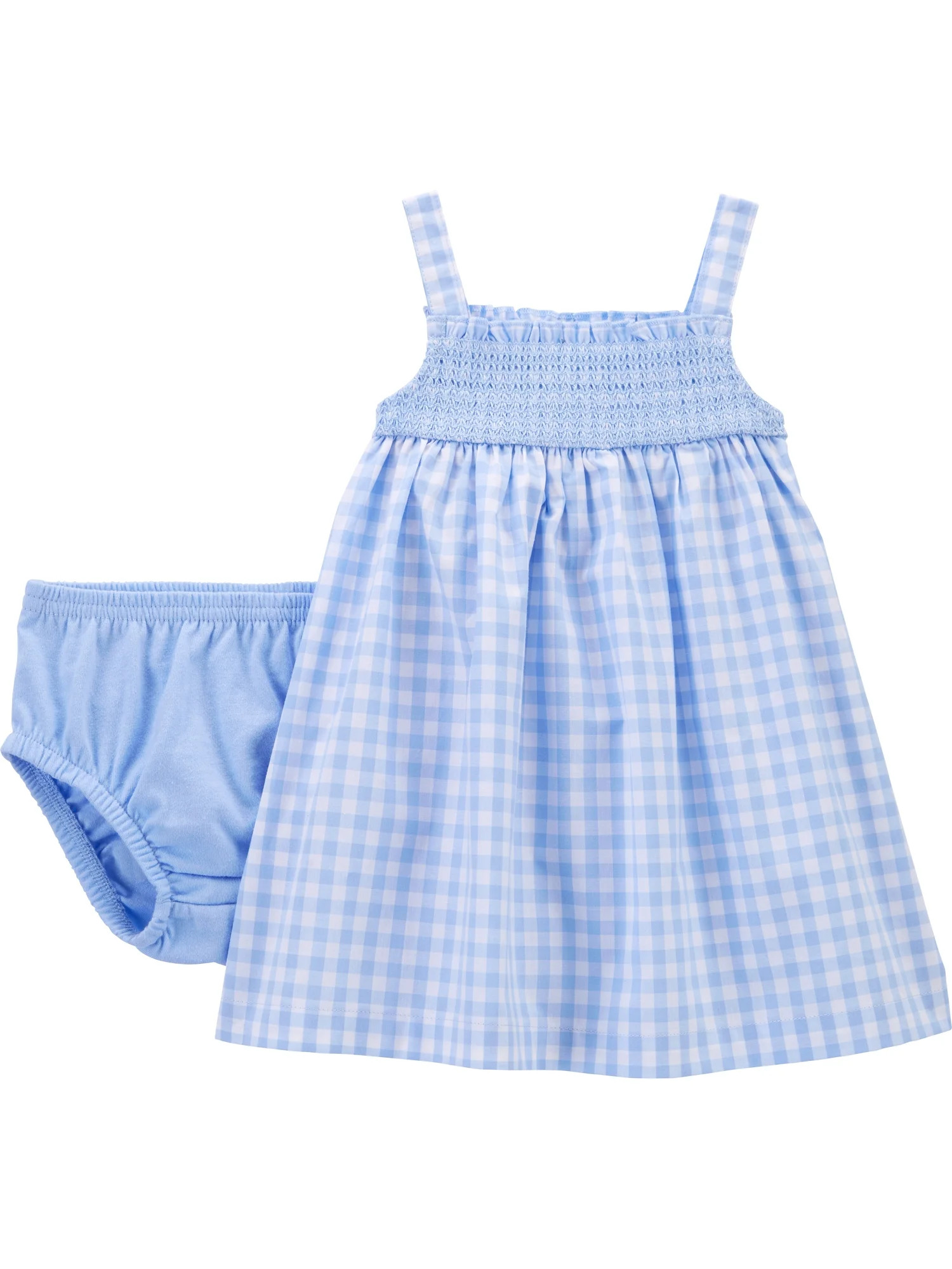 Carter's Child of Mine Baby Girl Dress, 2-Piece, Sizes 0/3-24 Months | Walmart (US)
