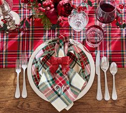 Stewart Plaid Cotton Napkins - Set of 4 | Pottery Barn (US)