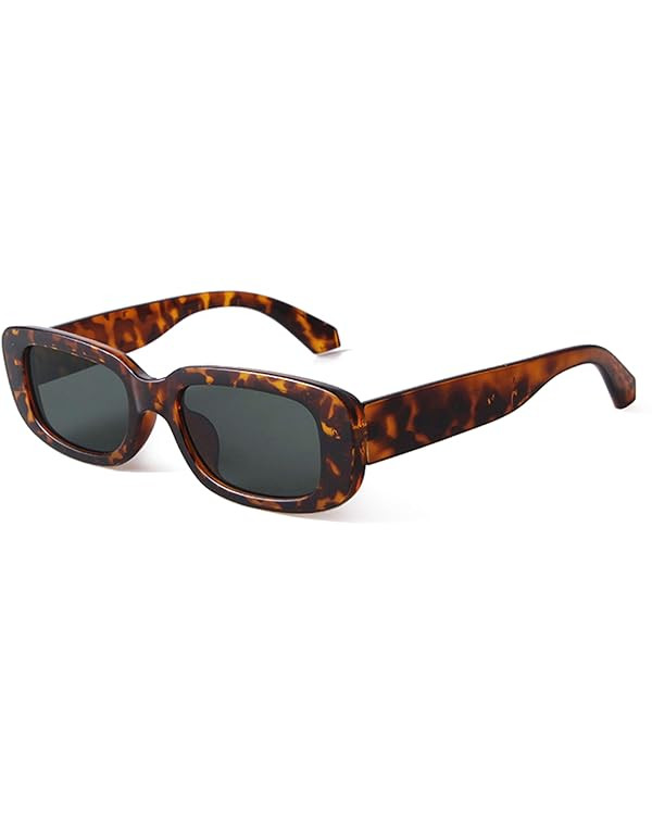 BUTABY Rectangle Sunglasses for Women Retro Driving Glasses 90’s Vintage Fashion Narrow Square ... | Amazon (US)