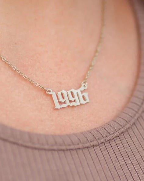 Birth Year Necklace | Lovely + Blush
