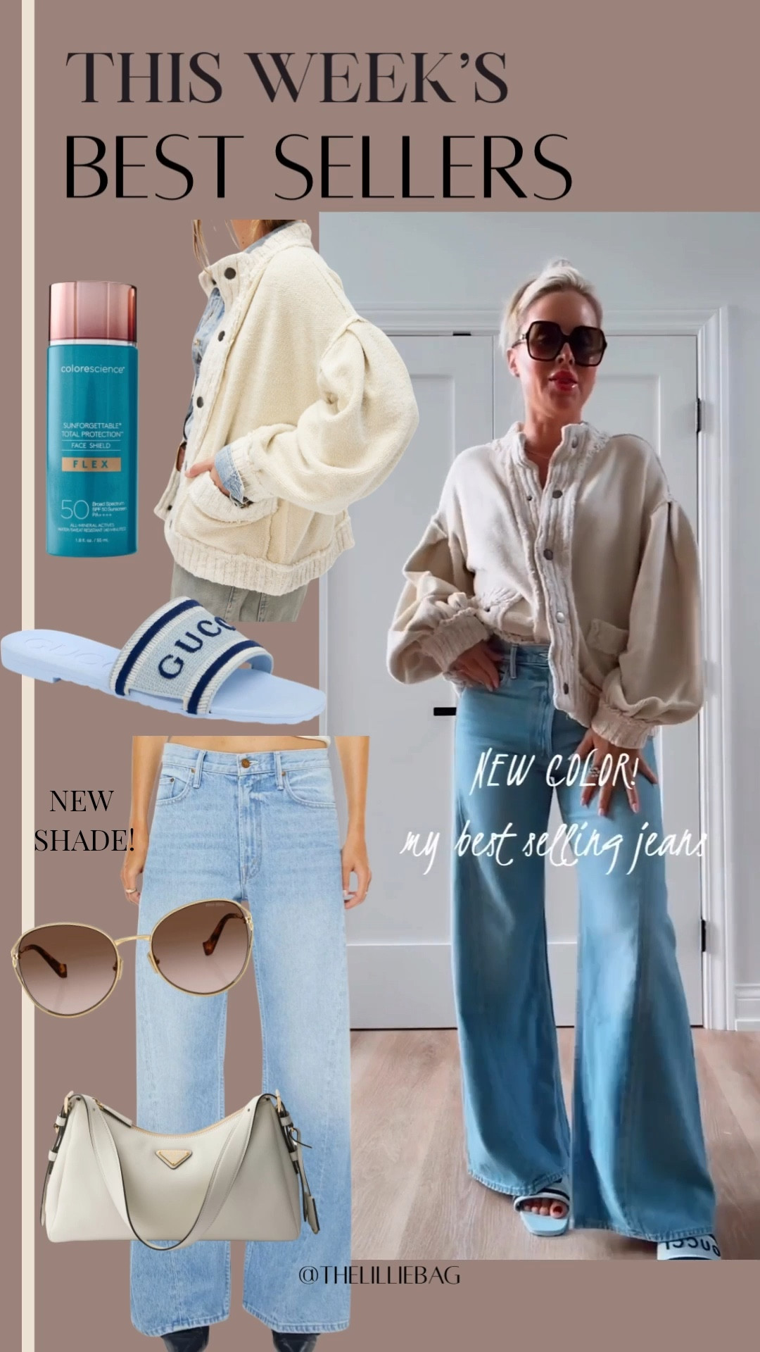 Best seller OOTD!🤍 NEW color in my best selling denim! 🔥
I’m in my tts and I’m 5’6”.

Not on sale* now excluded 

#LTKgrwm #LTKootd #LTKOver40