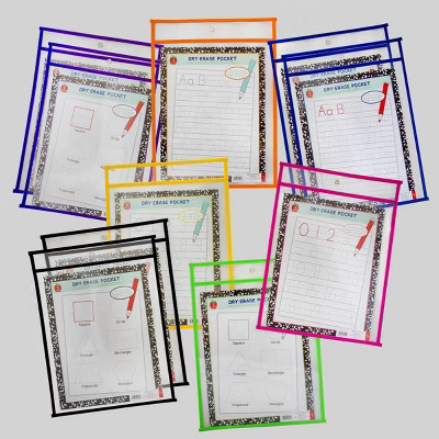 10pk Dry Erase Pockets - Bullseye's Playground™ | Target