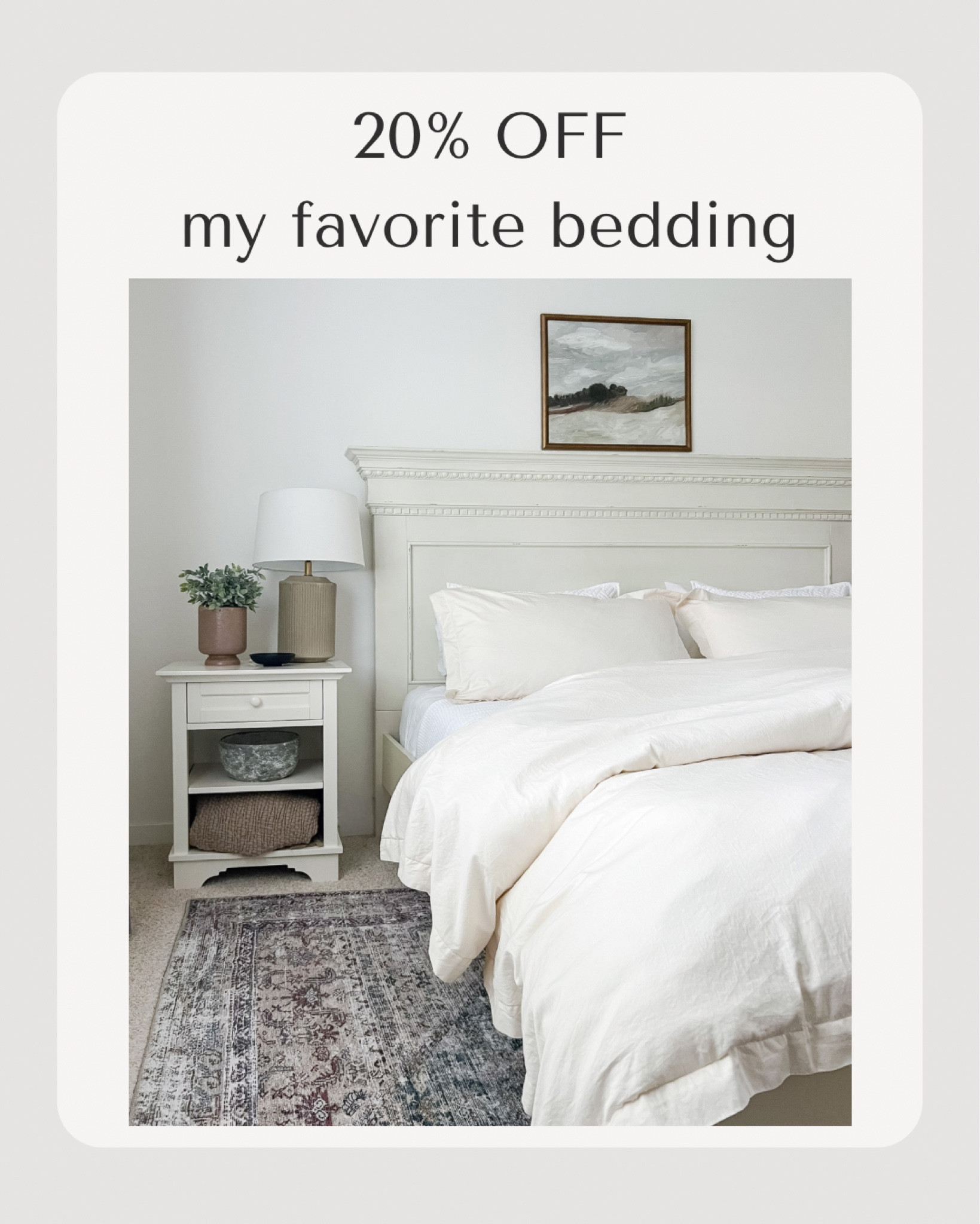 Use code KAARI20 for 20% off my favorite Boll and Branch bedding!!  I have the signature Hemmed duvet cover set in natural, cotton Percale sheet set, and waffle bed blanket  

#LTKsalealert #LTKFind #LTKhome