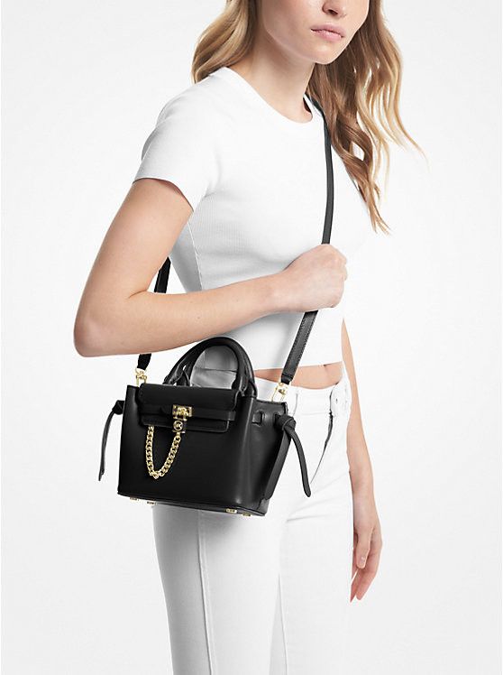 Hamilton Legacy Extra-Small Leather Belted Satchel | Michael Kors US