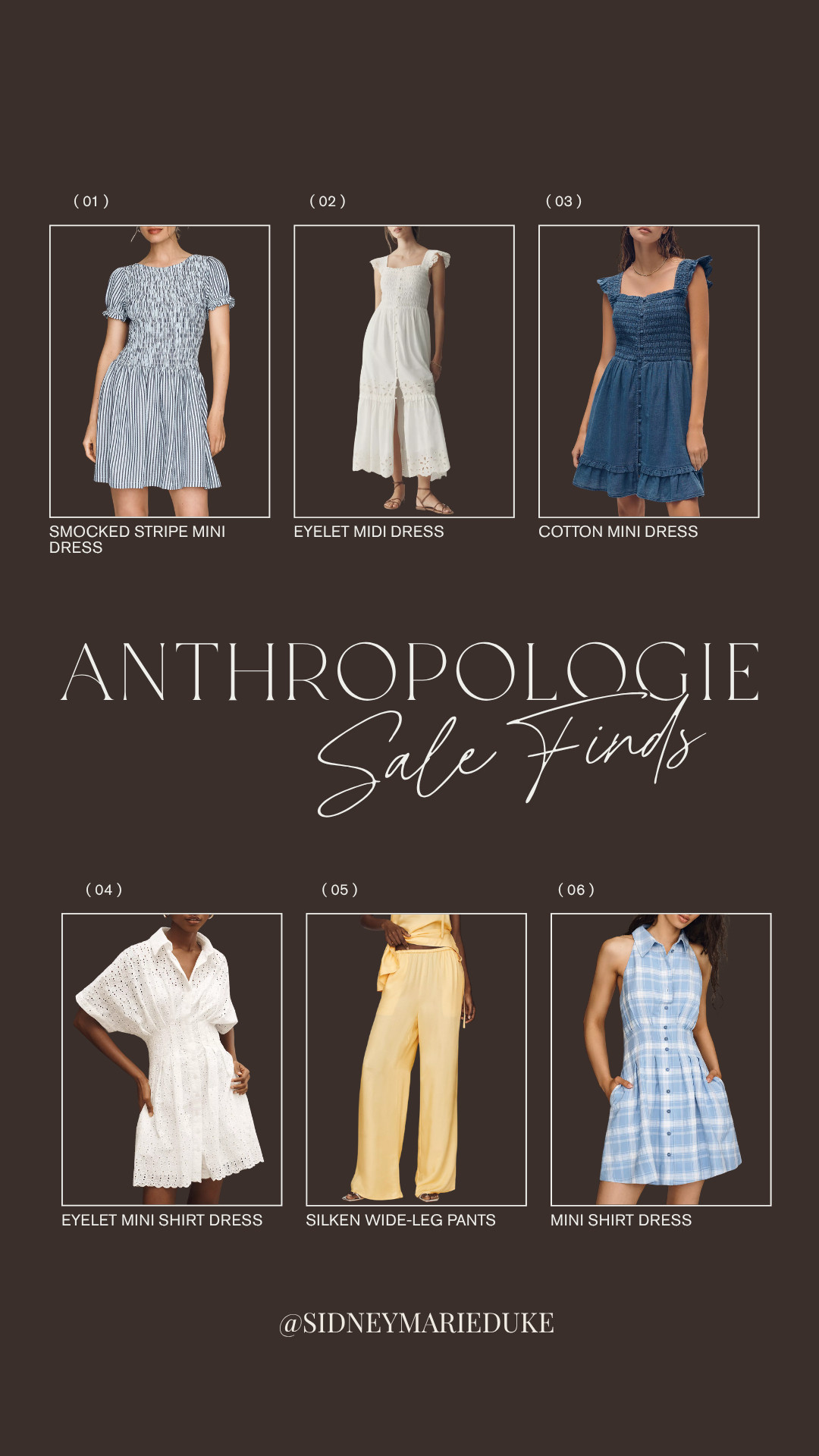 The Anthropologie sale is too good right now 🤎

Rounded up some of my favorite dresses and pieces for summer!!



Summer outfits, summer dresses, sale alert, anthropologie, sale finds, sale alert, good deals, savings, sidneymarieduke 

 #LTKootd #LTKSeasonal #LTKSaleAlert