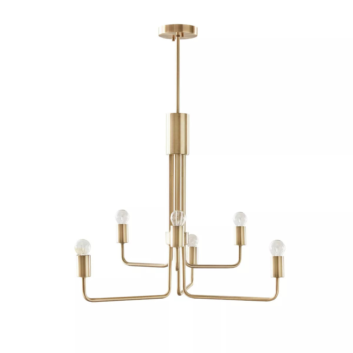 Milo 6-Light Chandelier Antique Brass - Ink+Ivy | Target