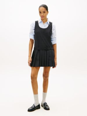 Wool-Blend Pleated Mini Dress | Tommy Hilfiger | Tommy Hilfiger (US)