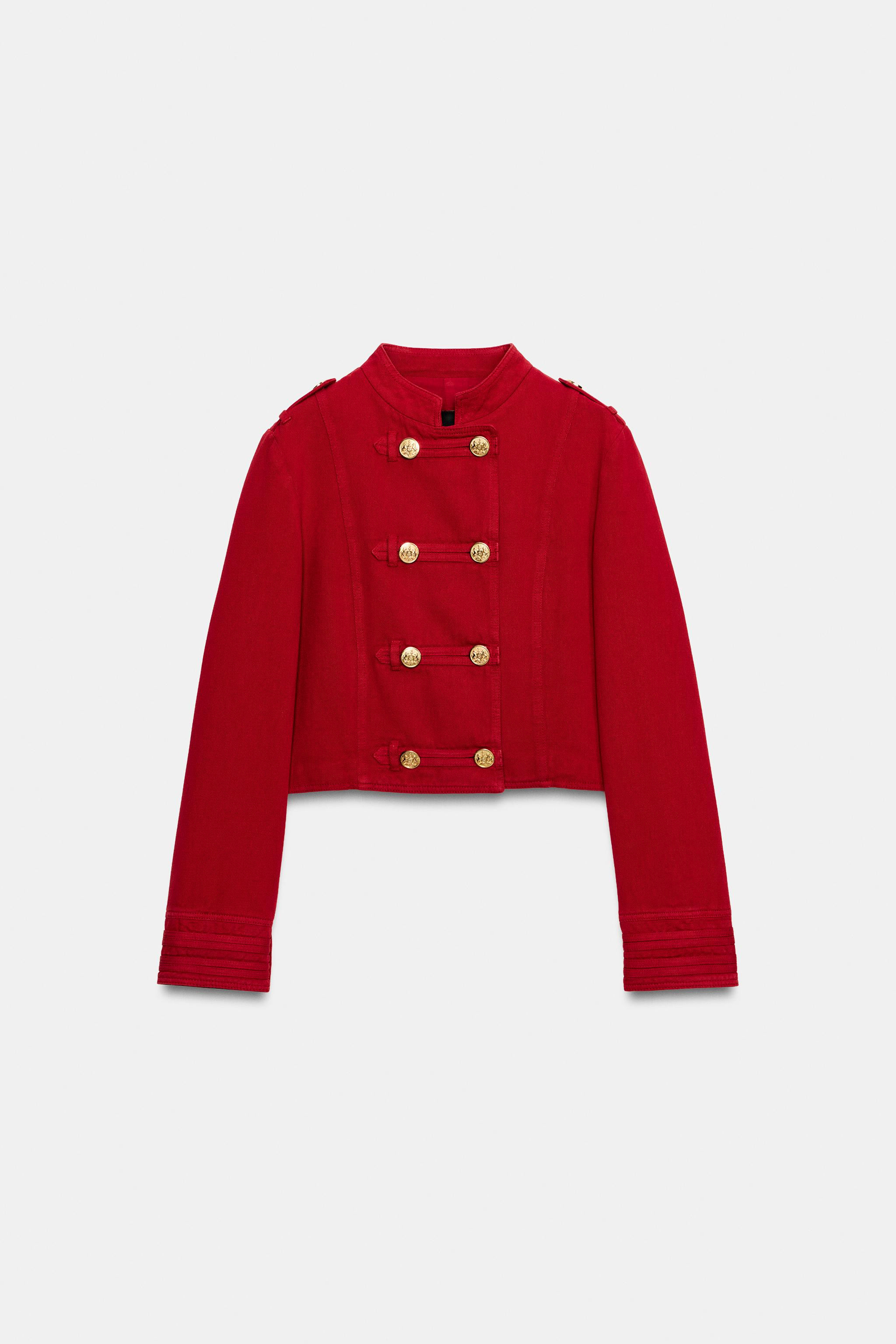 BUTTONED FITTED JACKET | Zara US