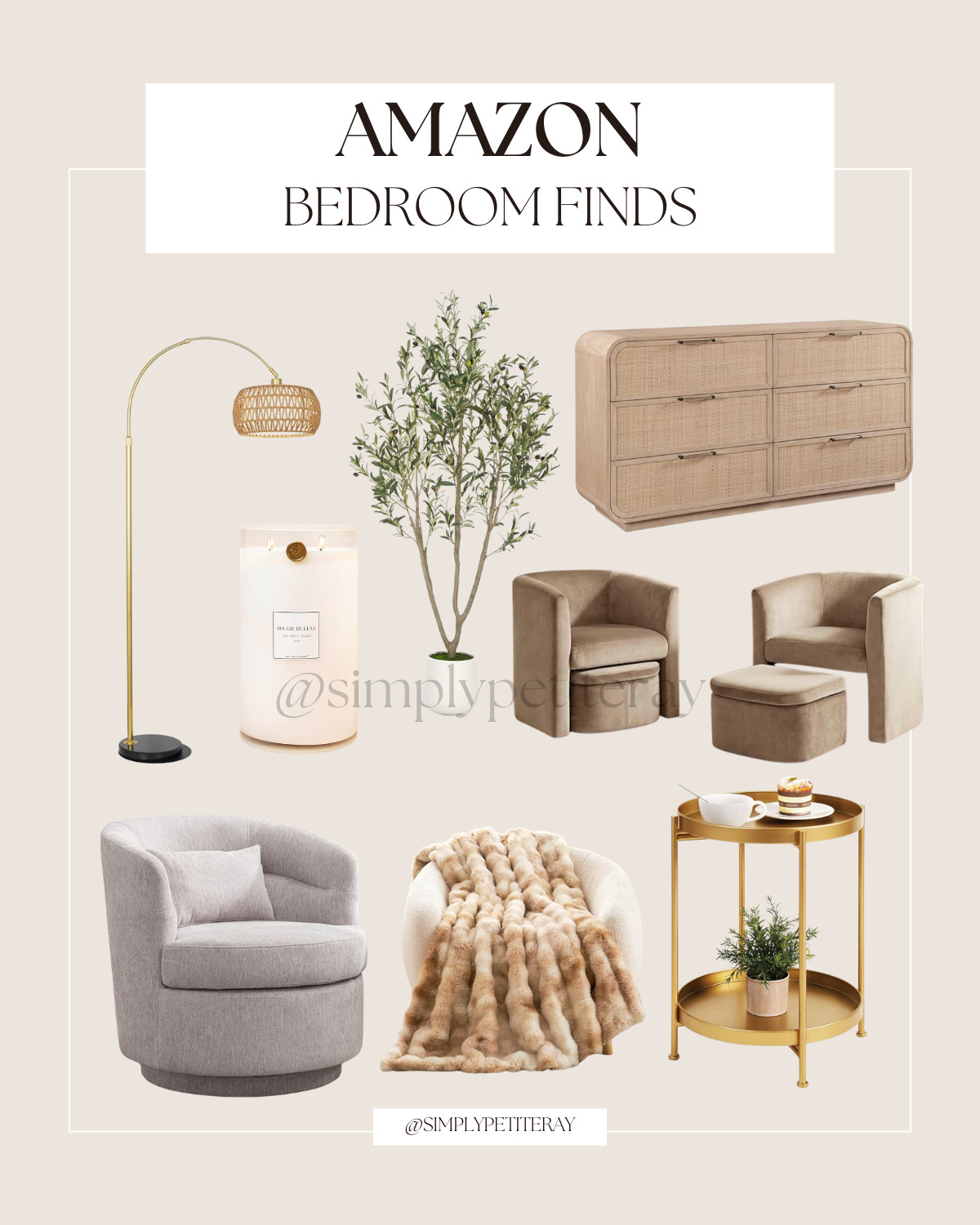Fresh finds from Amazon to elevate your bedroom vibe. Cozy, chic, and ready to add to your space!

 Amazon bedroom finds, cozy and chic bedroom decor Amazon finds, stylish home decor ideas for your space, aesthetic bedroom essentials and accents, soft bedding and comfort upgrades, affordable home refresh finds, modern and minimal bedroom inspo, elevate your bedroom vibe with Amazon

#BedroomFinds #AmazonHome #HomeDecorInspo #CozyLiving #ChicHome #AmazonFinds #LTKHome #InteriorInspo
 

 #LTKHome