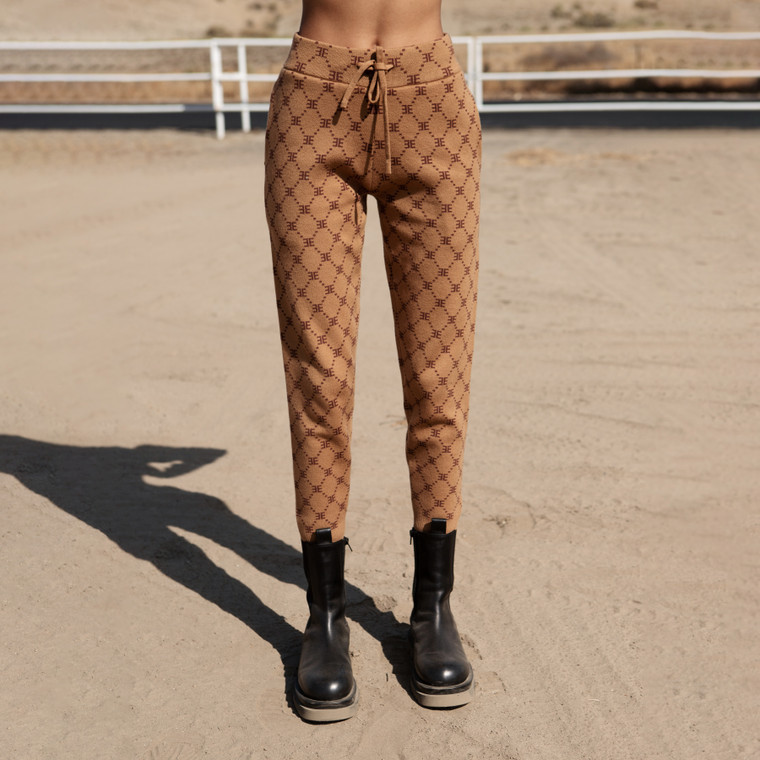 Camel Knit EE Joggers | EllandEmm