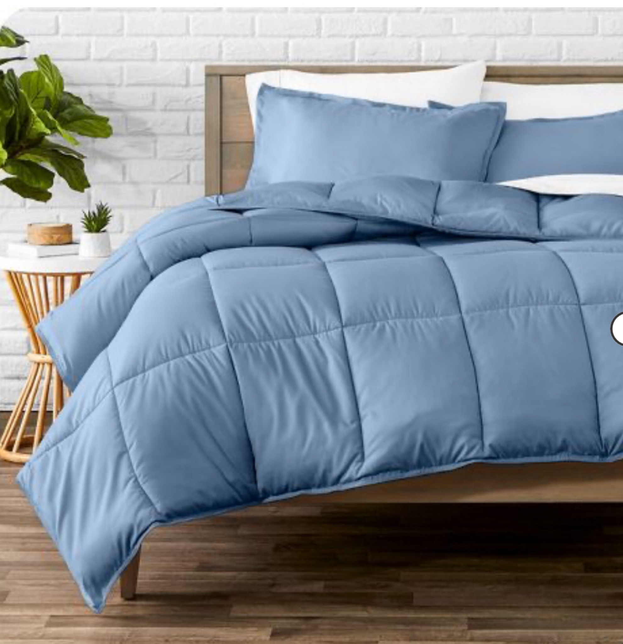 Goose Alternative Down comforter from Target - so soft & breathable!

#LTKFamily #LTKHome #LTKFindsUnder100