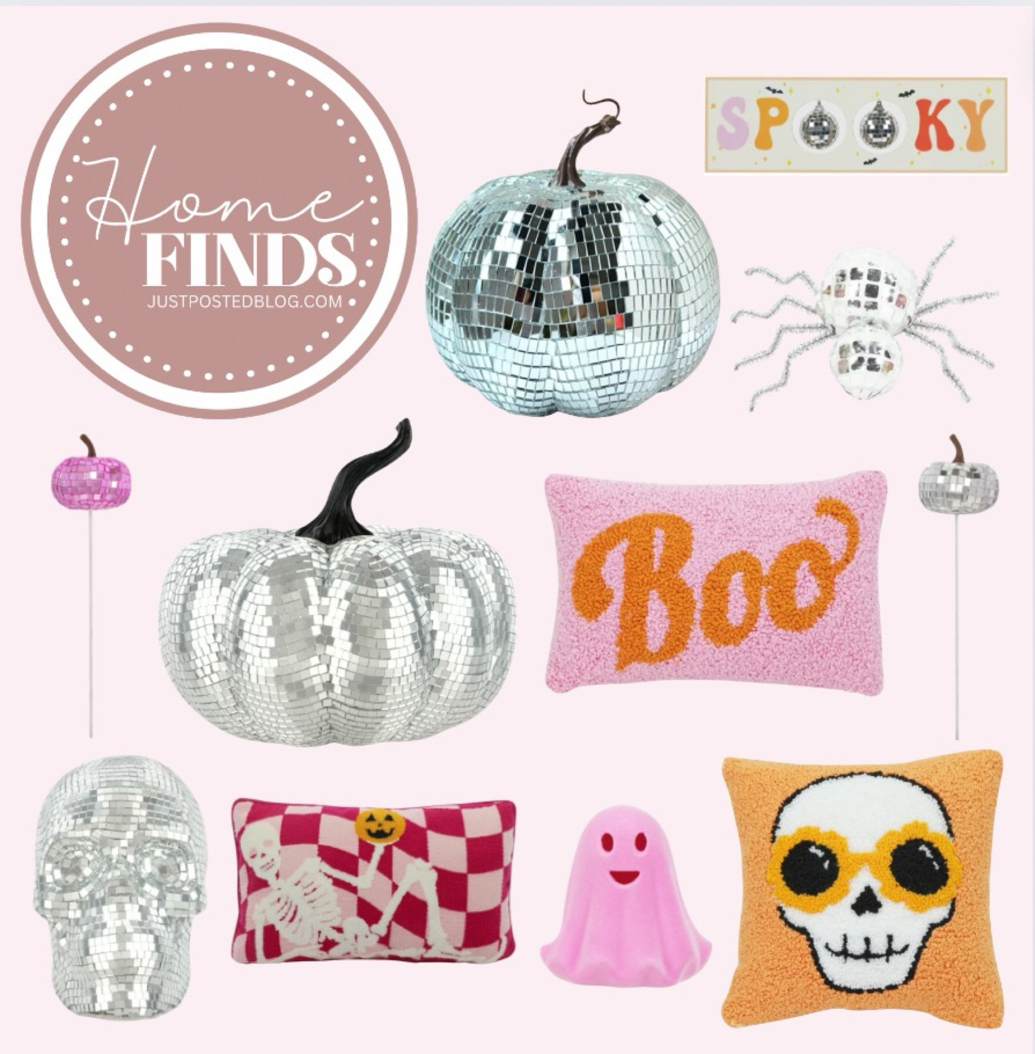 Adorable disco Halloween decor from Walmart!