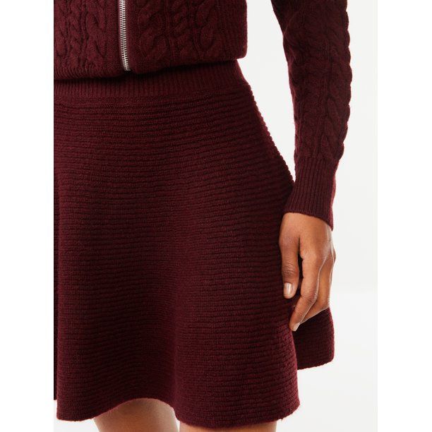 Scoop Women's Sweater Mini Skirt - Walmart.com | Walmart (US)
