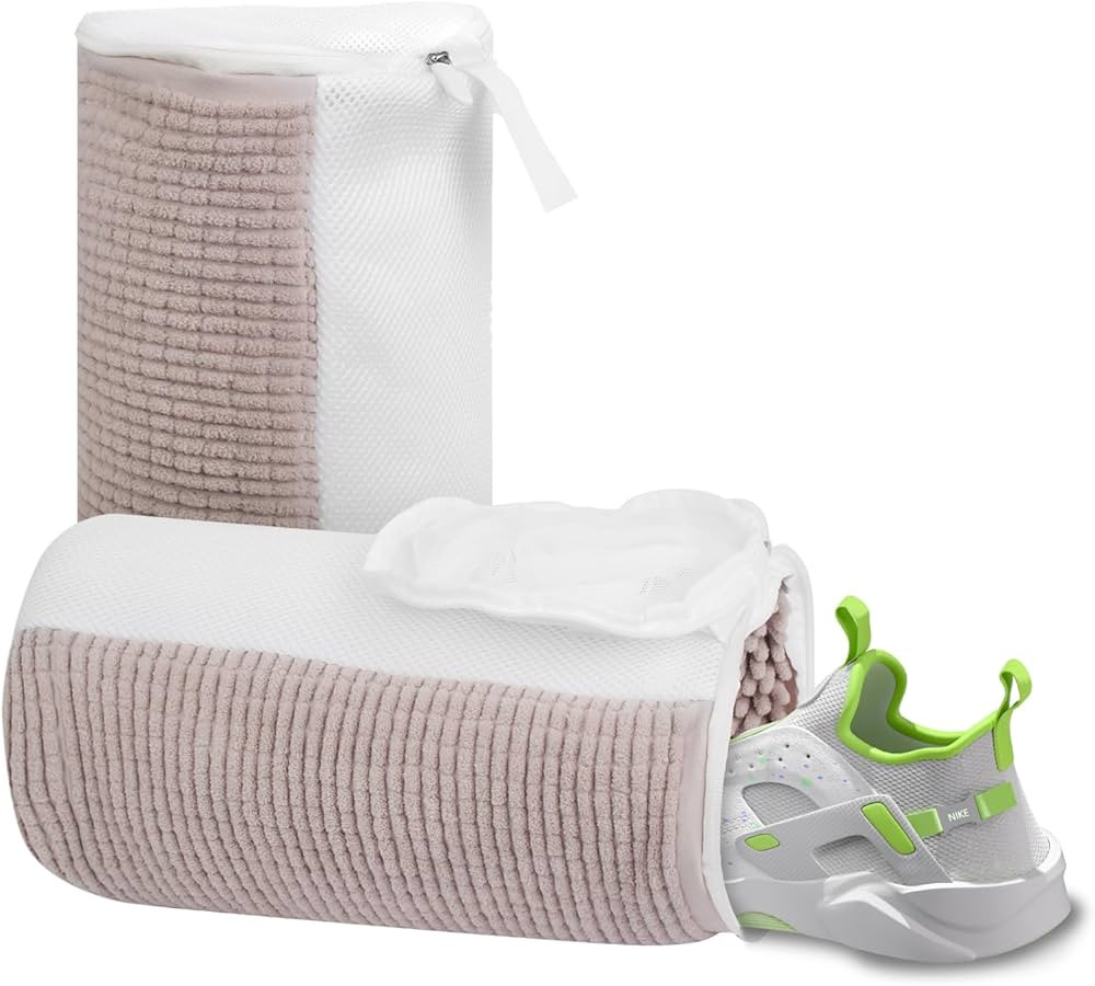 Thickened Shoe Washing Machine Bag with Durable Zipper and Fluffy Fibers, Reusable for Sneakers, ... | Amazon (US)