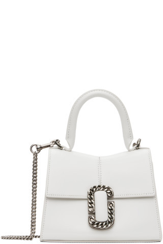 Marc Jacobs - White 'The St. Marc Mini Top Handle' Bag | SSENSE