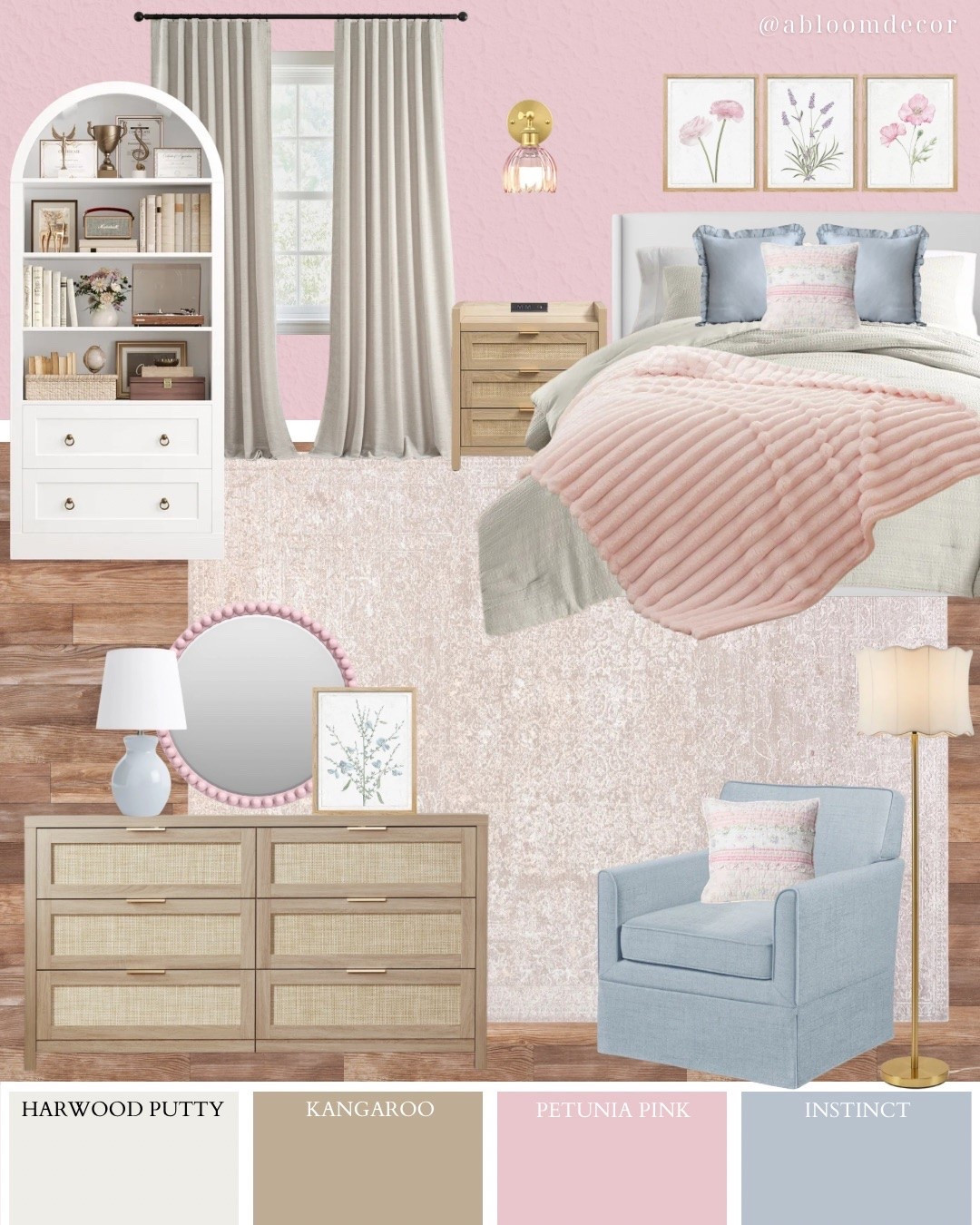 Charming Ruffled Pink Tween Bedroom Makeover

#LTKHome #LTKKids