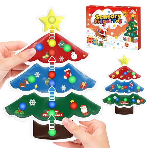 Christmas Stocking Stuffers Gift for Grandkid Toddler,Color Sorting Sensory Toy Gift for Toddler,... | Amazon (US)