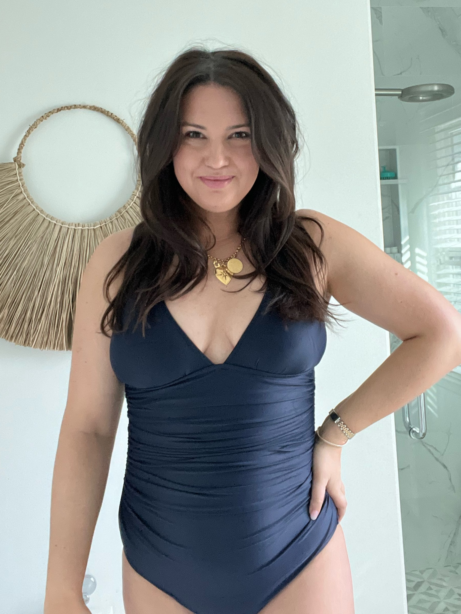 J. Crew swim try on, one piece deep v neck, wearing size 10 

#LTKsalealert #LTKunder100 #LTKswim