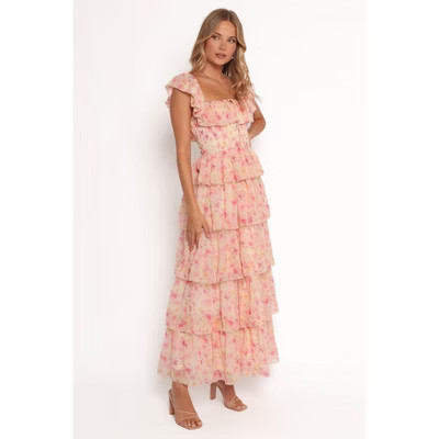 Petal and Pup Women's Belle Maxi Dress - Pink Floral L | Target