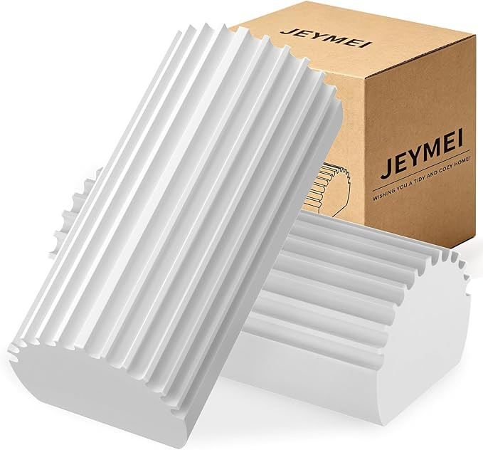 Jeymei 2-Pack Damp Clean Duster Sponge, Sponge Cleaning Brush, Duster for Cleaning Blinds, Glass,... | Amazon (US)