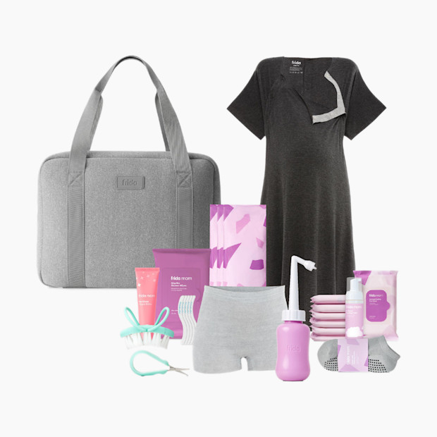 Frida Mom Motherloaded Hospital Bag Kit in White Size 16.75"" x 6.5"" x 12 | Babylist