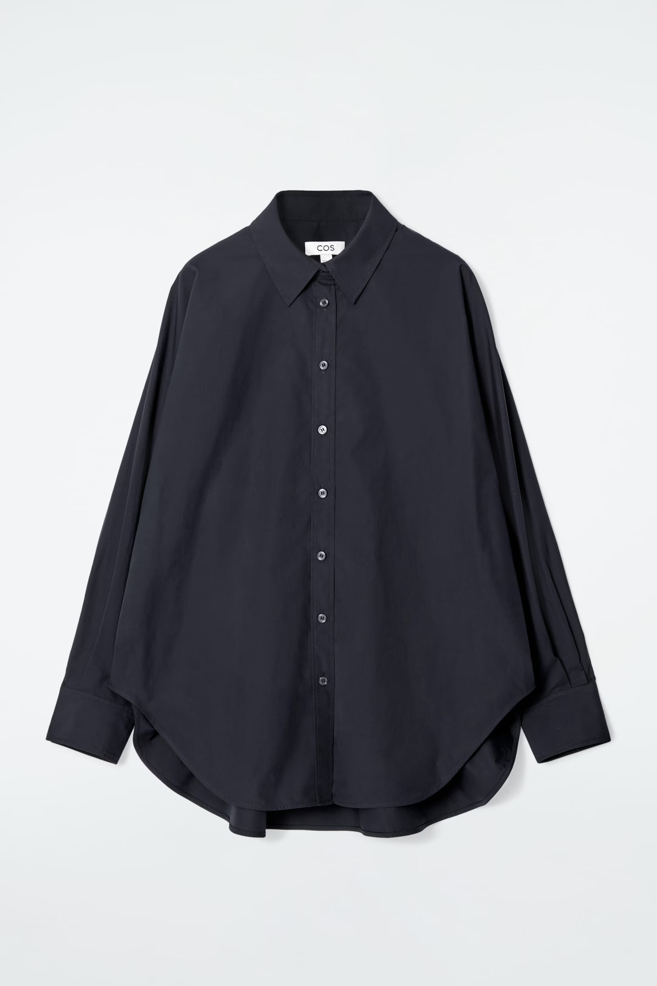 RELAXED COTTON SHIRT - NAVY | COS | COS UK