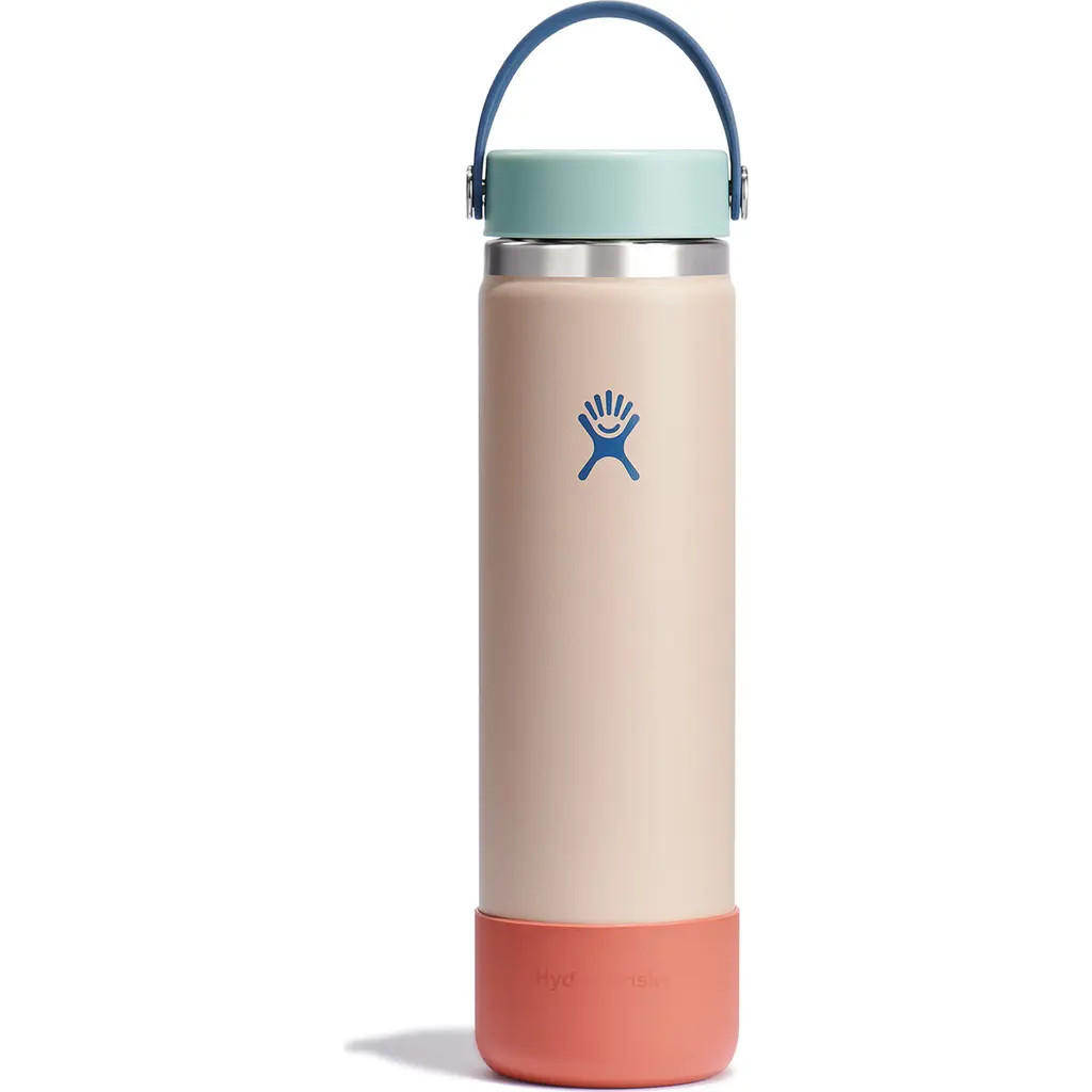 Hydro Flask 24-Ounce Wide Water Bottle with Flex Cap & Boot in Cotton Candy at Nordstrom Rack, Size 24 Oz | Nordstrom Rack
