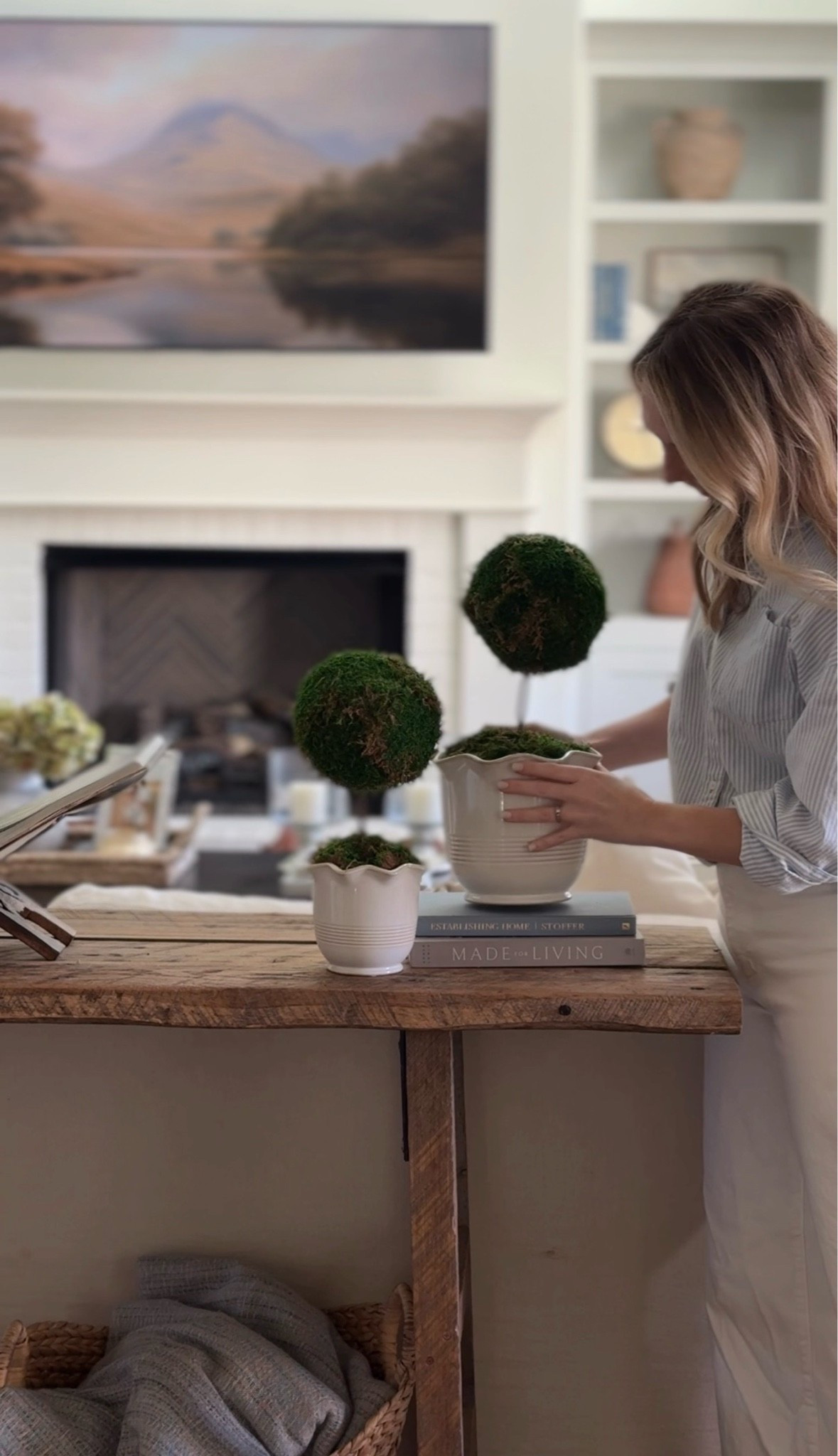 A favorite Wayfair find I’m still loving…these scalloped glazed ceramic planters. 🤍 I added some DIY moss topiaries to mine this year, but they’d also be beautiful outdoors filled with fresh herbs or flowers on a patio or outdoor table or filled with some mums this fall. Such a pretty, classic shape that can be used so many ways!

#LTKSeasonal #LTKHome