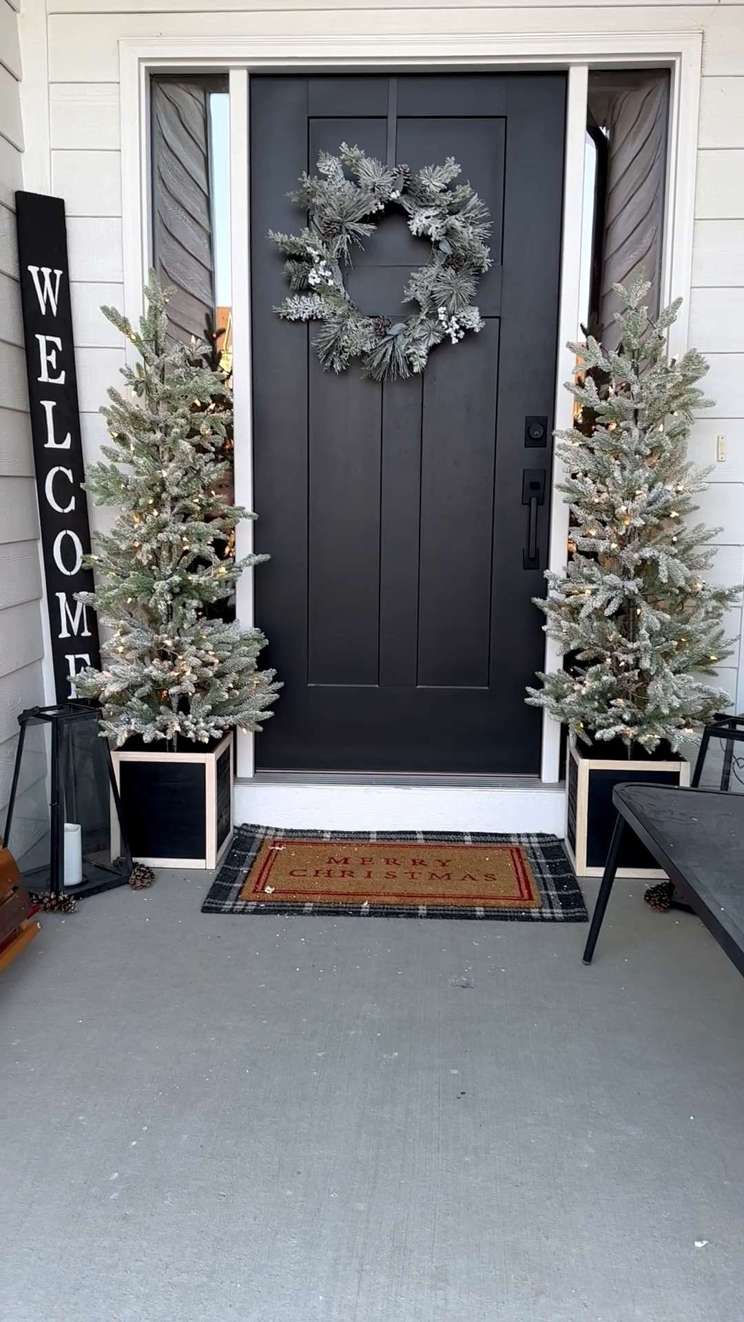 Winter wonderland front entry 

#LTKSeasonal #LTKHoliday #LTKHome