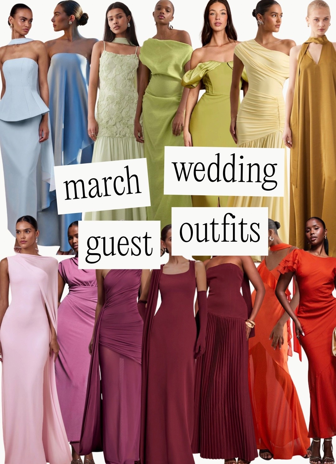 some gorgeous wedding guest options on the high street! #weddingguest #weddingguestoutfit

#LTKspring #LTKwedding #LTKuk